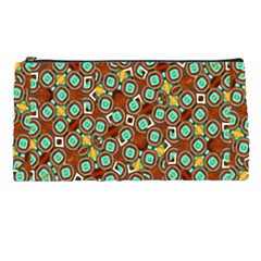 Colorful Modern Geometric Print Pattern Pencil Cases by dflcprintsclothing