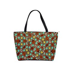 Colorful Modern Geometric Print Pattern Classic Shoulder Handbag by dflcprintsclothing