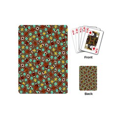 Colorful Modern Geometric Print Pattern Playing Cards Single Design (mini) by dflcprintsclothing