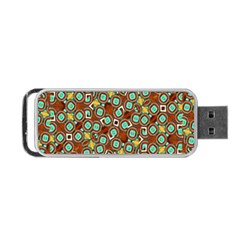 Colorful Modern Geometric Print Pattern Portable Usb Flash (two Sides)