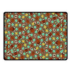 Colorful Modern Geometric Print Pattern Double Sided Fleece Blanket (small)  by dflcprintsclothing