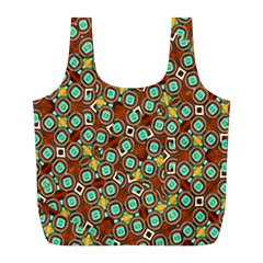 Colorful Modern Geometric Print Pattern Full Print Recycle Bag (l) by dflcprintsclothing