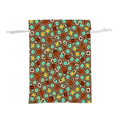 Colorful Modern Geometric Print Pattern Lightweight Drawstring Pouch (m)