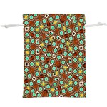 Colorful Modern Geometric Print Pattern  Lightweight Drawstring Pouch (XL) Front