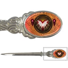 Awesome Dark Heart With Skulls Letter Opener by FantasyWorld7