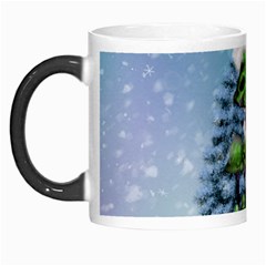 Merry Christmas, Funny Mushroom With Christmas Hat Morph Mugs