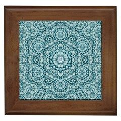 Paradise Flowers In Lovely Colors Framed Tile by pepitasart