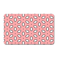 Pink Background Texture Magnet (rectangular) by Mariart