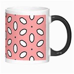 Pink Background Texture Morph Mugs Right