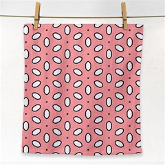 Pink Background Texture Face Towel by Mariart