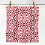 Pink Background Texture Face Towel Front