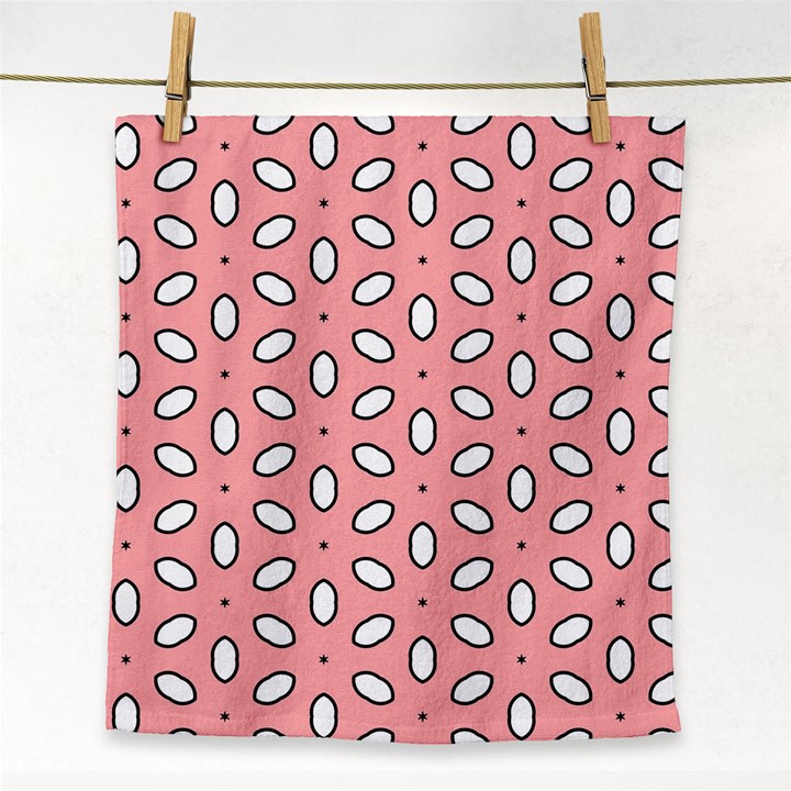 Pink Background Texture Face Towel