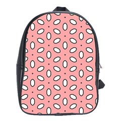 Pink Background Texture School Bag (large) by Mariart