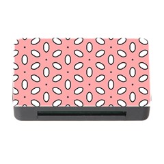 Pink Background Texture Memory Card Reader With Cf by Mariart