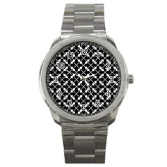 Abstract Background Arrow Sport Metal Watch