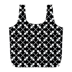 Abstract Background Arrow Full Print Recycle Bag (l)