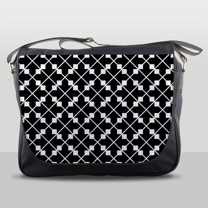 Abstract Background Arrow Messenger Bag