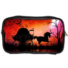 Drive In The Night By Carriage Toiletries Bag (two Sides) by FantasyWorld7