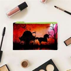 Drive In The Night By Carriage Cosmetic Bag (xs) by FantasyWorld7