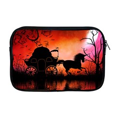 Drive In The Night By Carriage Apple Macbook Pro 17  Zipper Case by FantasyWorld7