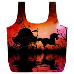 Drive In The Night By Carriage Full Print Recycle Bag (xxxl)