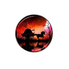 Drive In The Night By Carriage Hat Clip Ball Marker (4 Pack) by FantasyWorld7