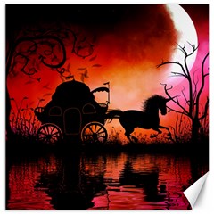 Drive In The Night By Carriage Canvas 16  X 16  by FantasyWorld7