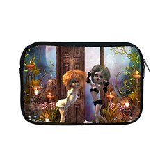 Cute Dark Fairys With Cat Apple Ipad Mini Zipper Cases by FantasyWorld7