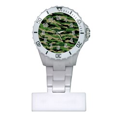 Camouflage Plastic Nurses Watch by designsbymallika