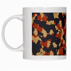 Aged Red, White, And Blue Camo White Mugs by McCallaCoultureArmyShop