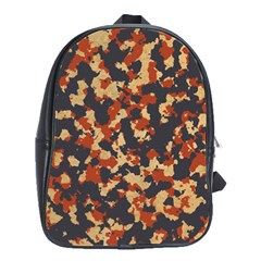 Aged Red, White, And Blue Camo School Bag (large)