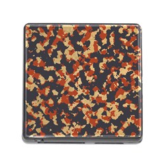 Aged Red, White, And Blue Camo Memory Card Reader (square 5 Slot)