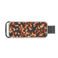 Aged Red, White, And Blue Camo Portable Usb Flash (two Sides) by McCallaCoultureArmyShop