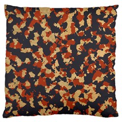 Aged Red, White, And Blue Camo Standard Flano Cushion Case (one Side)