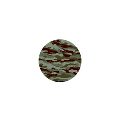 Brown And Green Camo 1  Mini Buttons by McCallaCoultureArmyShop