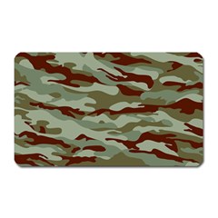 Brown And Green Camo Magnet (rectangular)