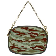 Brown And Green Camo Chain Purse (one Side) by McCallaCoultureArmyShop