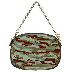 Brown And Green Camo Chain Purse (two Sides) by McCallaCoultureArmyShop