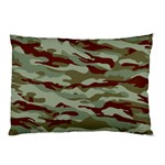 Brown and Green Camo Pillow Case (Two Sides) Front