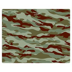 Brown And Green Camo Double Sided Flano Blanket (medium)  by McCallaCoultureArmyShop