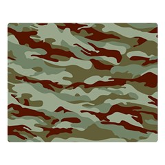 Brown And Green Camo Double Sided Flano Blanket (large)  by McCallaCoultureArmyShop