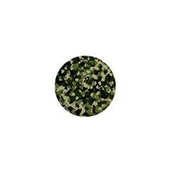 Dark Green Camouflage Army 1  Mini Magnets by McCallaCoultureArmyShop