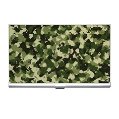 Dark Green Camouflage Army Business Card Holder by McCallaCoultureArmyShop