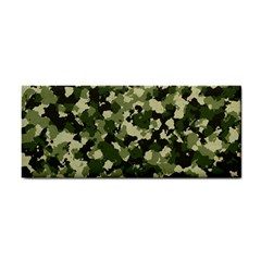 Dark Green Camouflage Army Hand Towel by McCallaCoultureArmyShop