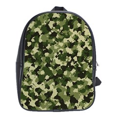 Dark Green Camouflage Army School Bag (large) by McCallaCoultureArmyShop