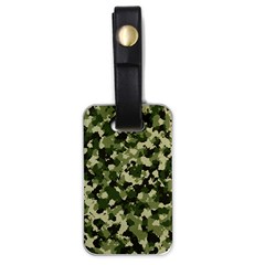 Dark Green Camouflage Army Luggage Tag (one Side) by McCallaCoultureArmyShop