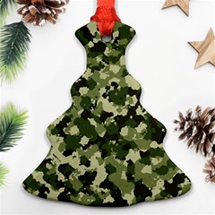 Dark Green Camouflage Army Ornament (christmas Tree)  by McCallaCoultureArmyShop