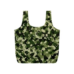 Dark Green Camouflage Army Full Print Recycle Bag (s) by McCallaCoultureArmyShop