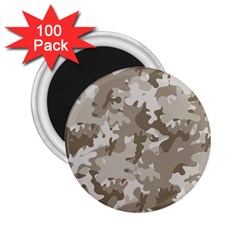 Tan Army Camouflage 2 25  Magnets (100 Pack)  by mccallacoulture