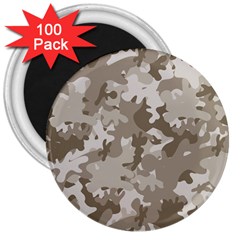 Tan Army Camouflage 3  Magnets (100 Pack) by mccallacoulture